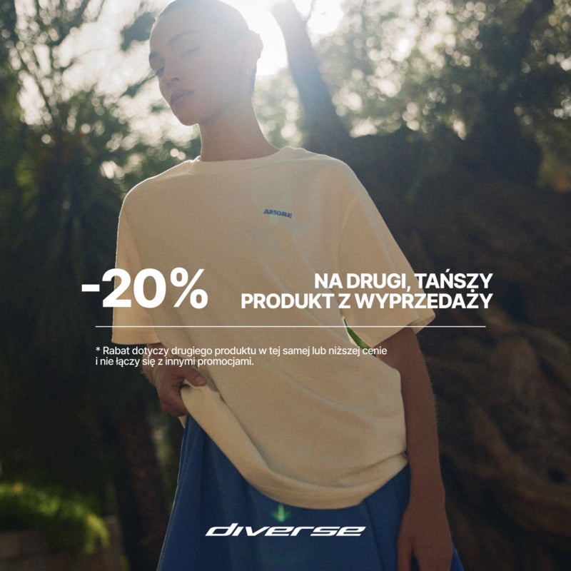 1+1 -20% -20% na 2'gą tańszą sztukę